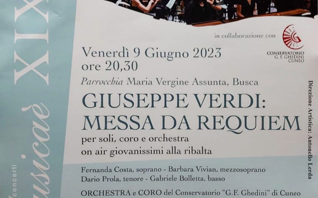 Messa da Requiem G.Verdi a Busca